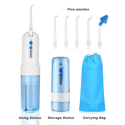 Movigor Smart Sonic Electric Water Dental Flosser Oral Cleaning Irrigator Travel Kit Household and Protable